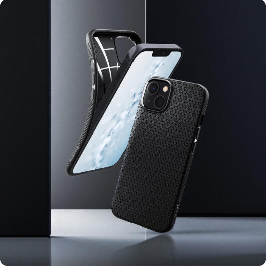 Spigen Liquid Air Apple iPhone 13 Hoesje Flexibele Back Cover Zwart afbeelding 17