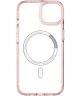 Spigen Ultra Hybrid iPhone 13 Hoesje MagSafe Transparant/Roze