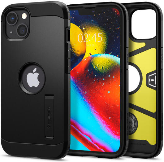 Spigen Tough Armor Apple iPhone 13 Hoesje Back Cover Zwart afbeelding 11