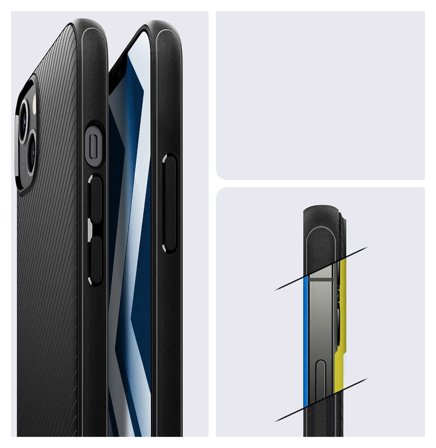 Spigen Mag Armor iPhone 13 Hoesje voor Apple MagSafe Zwart afbeelding 4