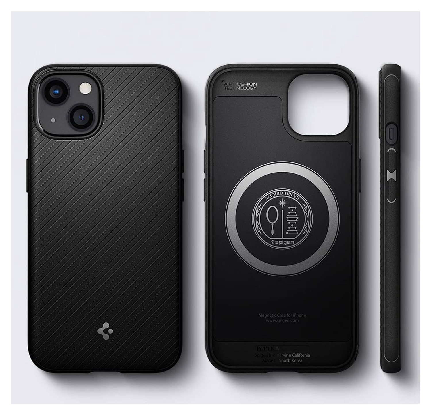 Spigen Mag Armor iPhone 13 Hoesje voor Apple MagSafe Zwart afbeelding 5