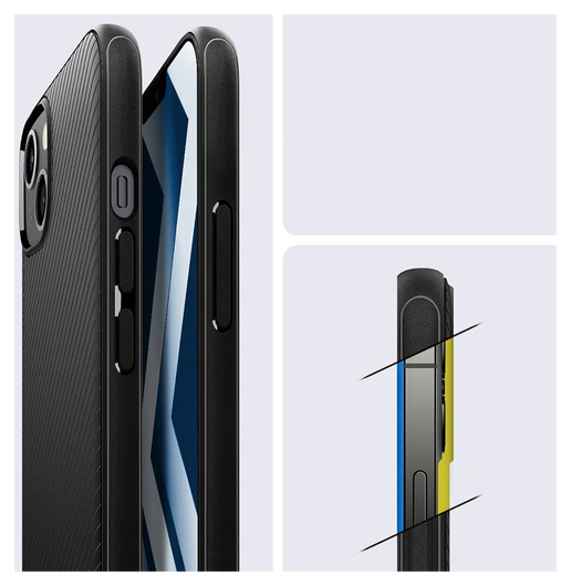 Spigen Mag Armor iPhone 13 Hoesje voor Apple MagSafe Zwart afbeelding 4