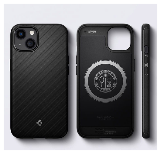 Spigen Mag Armor iPhone 13 Hoesje voor Apple MagSafe Zwart afbeelding 5