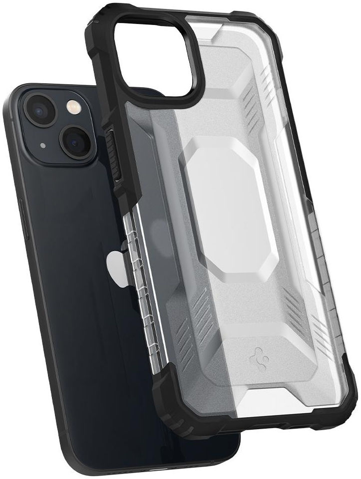 Spigen Nitro Force Apple iPhone 13 Hoesje Frosted Transparant afbeelding 3