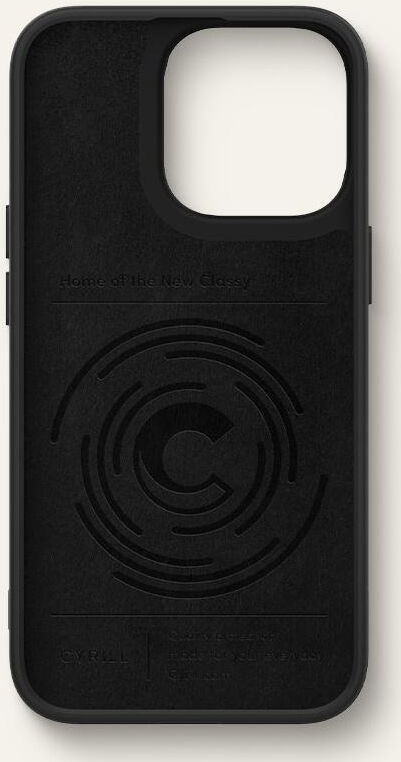 Spigen Cyrill Leather Brick Apple iPhone 13 Pro Hoesje Zwart afbeelding 5