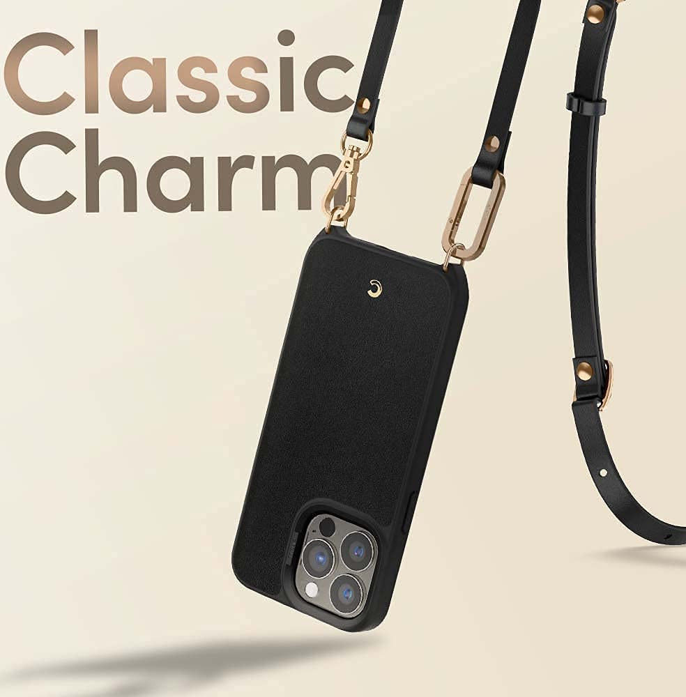 Spigen Cyrill Classic Charm Apple iPhone 13 Pro Hoesje Zwart afbeelding 4