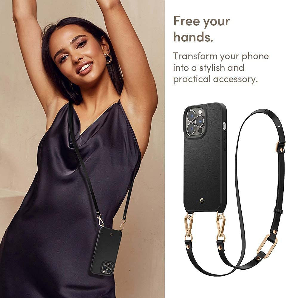 Spigen Cyrill Classic Charm Apple iPhone 13 Pro Hoesje Zwart afbeelding 5