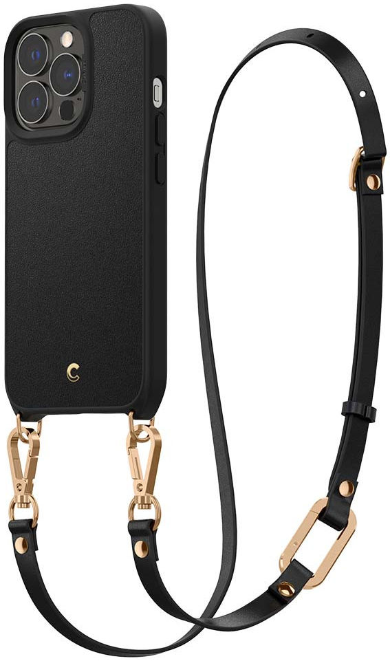 Spigen Cyrill Classic Charm Apple iPhone 13 Pro Hoesje Zwart afbeelding 1
