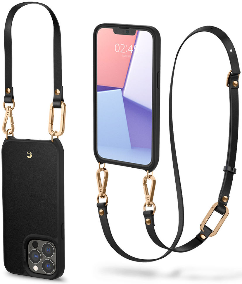 Spigen Cyrill Classic Charm Apple iPhone 13 Pro Hoesje Zwart afbeelding 3