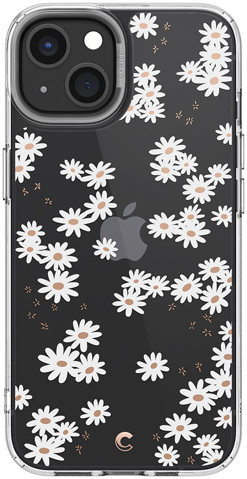 Spigen Cyrill Cecile Apple iPhone 13 Hoesje White Daisy afbeelding 1