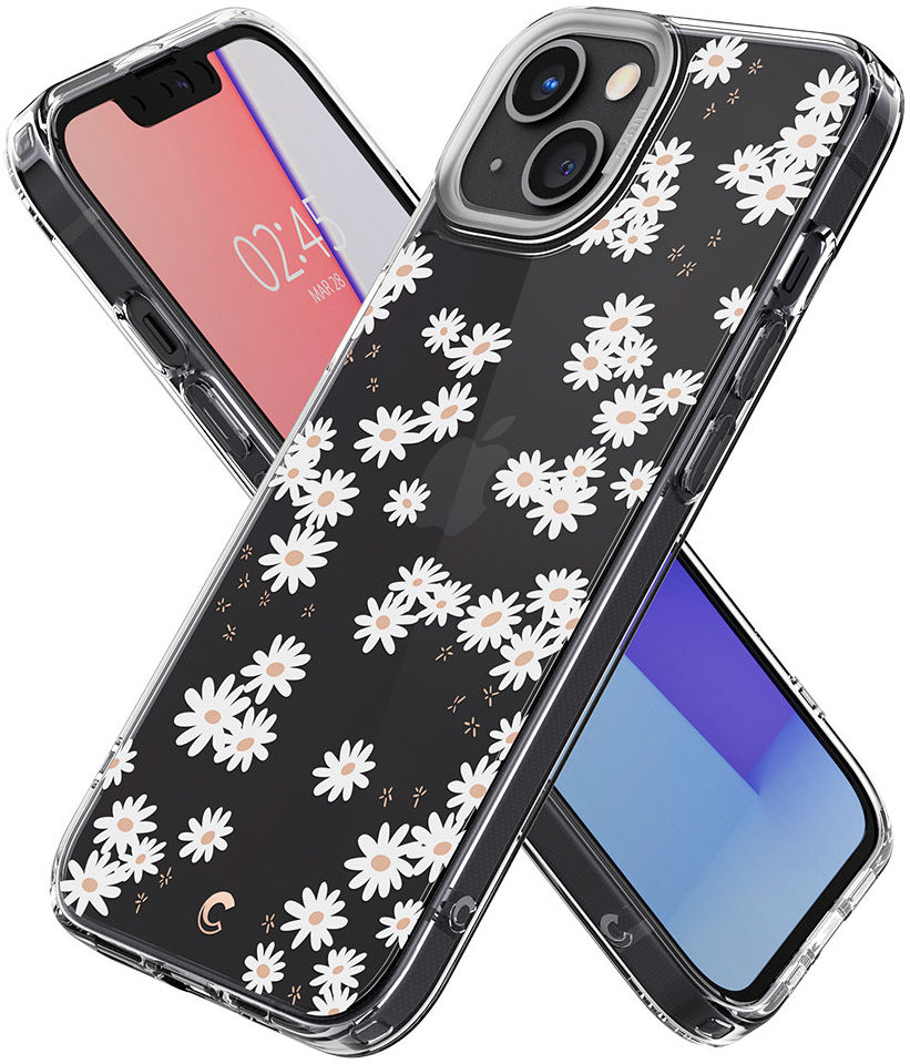 Spigen Cyrill Cecile Apple iPhone 13 Hoesje White Daisy afbeelding 3