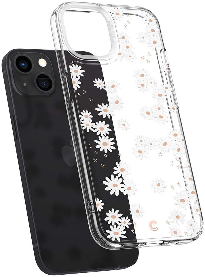 Spigen Cyrill Apple iPhone 13 Pro Hoesje White Daisy afbeelding 2