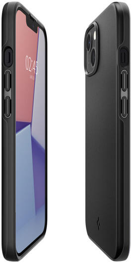 Spigen Thin Fit Apple iPhone 13 Hoesje Ultra Dun Back Cover Zwart afbeelding 11