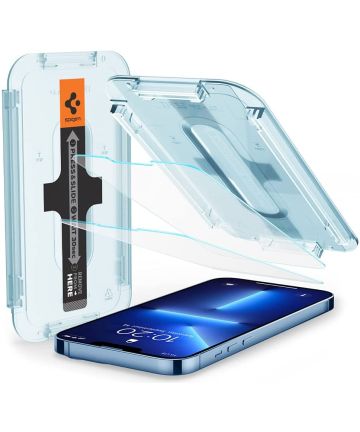 Spigen EZ Fit Glas.tR Apple iPhone 13 Pro Max Screen Protector 2-Pack Screen Protectors