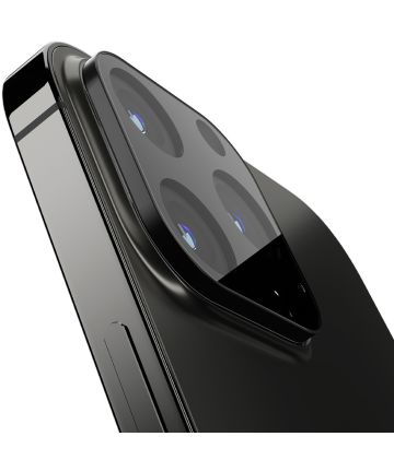 Spigen Optik iPhone 13 Pro Max Camera Lens Protector (2-Pack) Zwart |  GSMpunt.nl