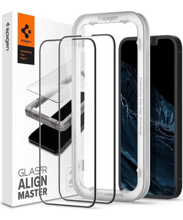 Spigen AlignMaster iPhone 13 / 13 Pro Screen Protector Tempered Glass Screen Protectors