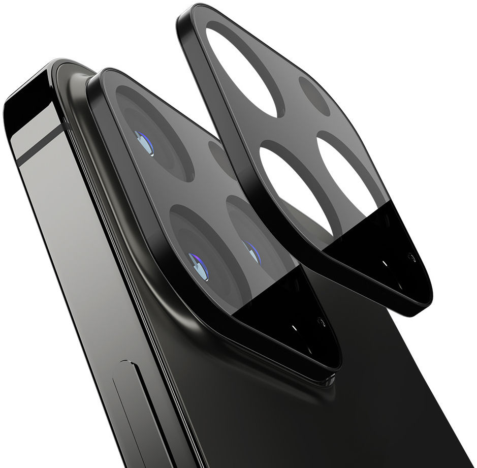 Spigen Optik Apple iPhone 13 Pro Camera Lens Protector (2-Pack) Zwart afbeelding 1