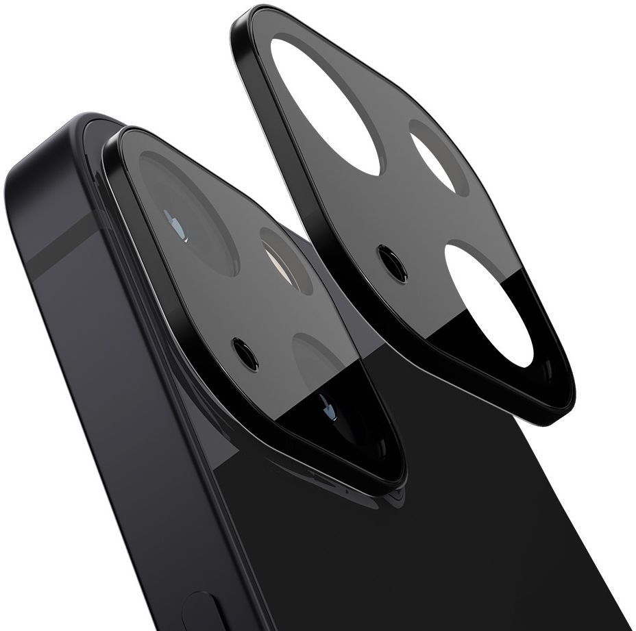 Spigen Optik Apple iPhone 13 / 13 Mini Camera Protector (2-Pack) Zwart afbeelding 1