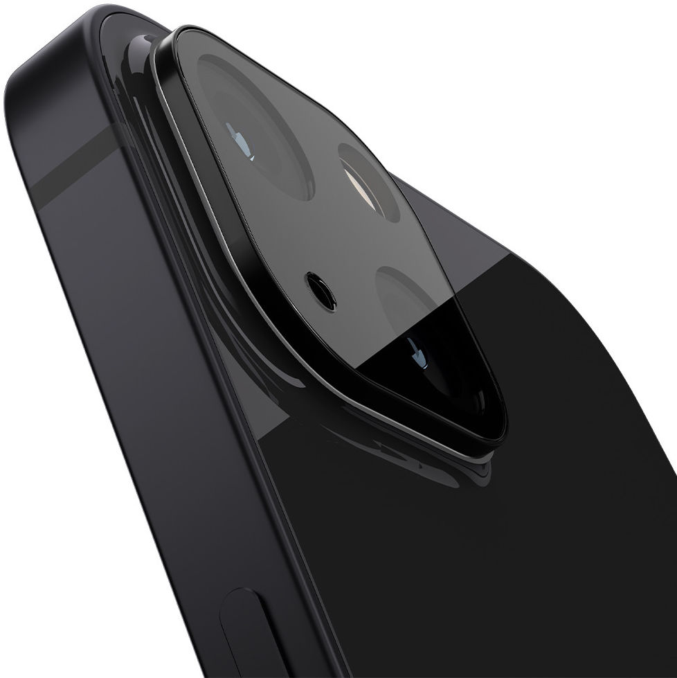 Spigen Optik Apple iPhone 13 / 13 Mini Camera Protector (2-Pack) Zwart afbeelding 4
