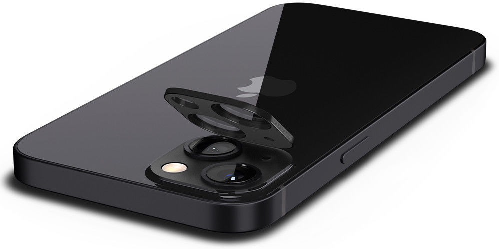 Spigen Optik Apple iPhone 13 / 13 Mini Camera Protector (2-Pack) Zwart afbeelding 5