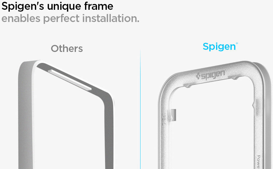 Spigen AlignMaster iPhone 13 Mini Screen Protector Tempered Glass afbeelding 17