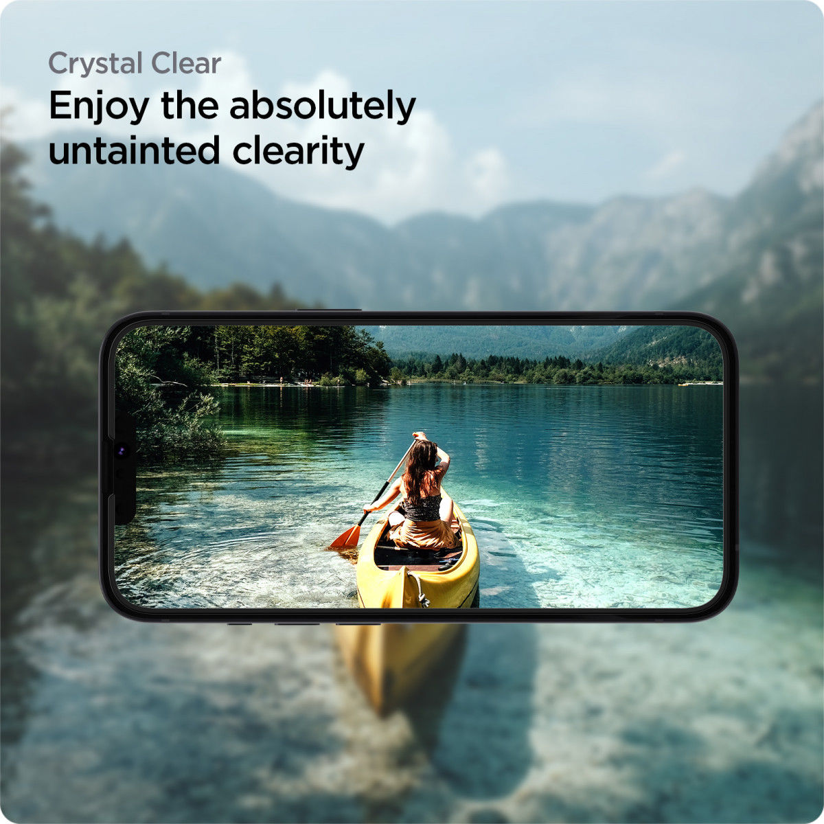 Spigen AlignMaster iPhone 13 Mini Screen Protector Tempered Glass afbeelding 9