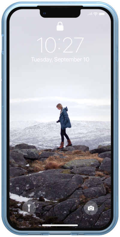 Urban Armor Gear [U] Lucent Series Apple iPhone 13 Mini Hoesje Blauw afbeelding 6