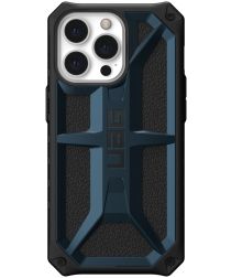 Urban Armor Gear Monarch Series Apple iPhone 13 Pro Hoesje Blauw