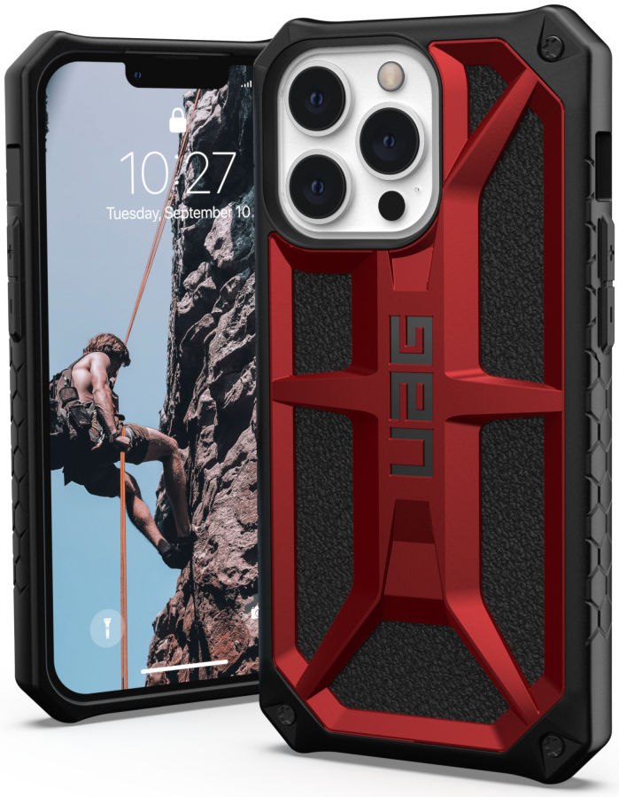 Urban Armor Gear Monarch Series iPhone 13 Pro Hoesje Rood afbeelding 1