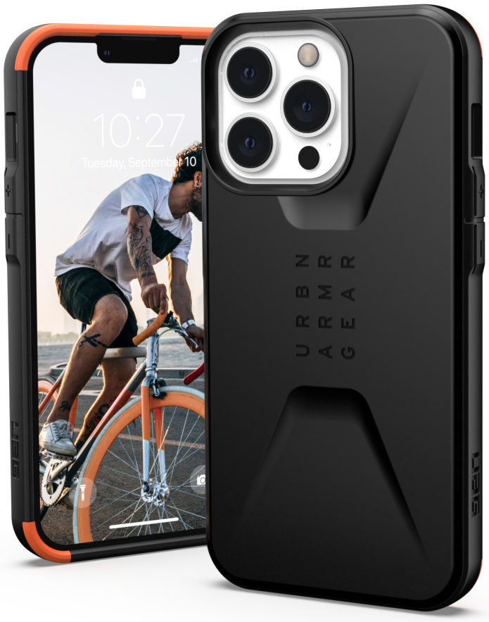 Urban Armor Gear Civilian Series Apple iPhone 13 Pro Hoesje Zwart afbeelding 1