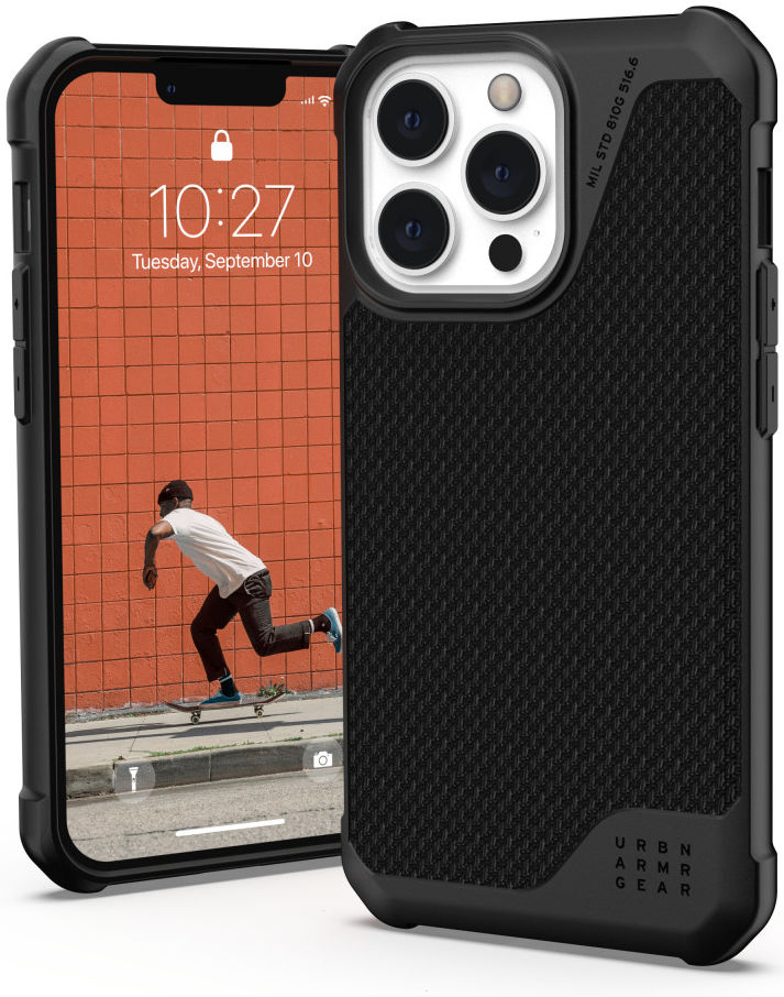 Urban Armor Gear Metropolis LT Series Apple iPhone 13 Pro Hoesje Zwart afbeelding 2