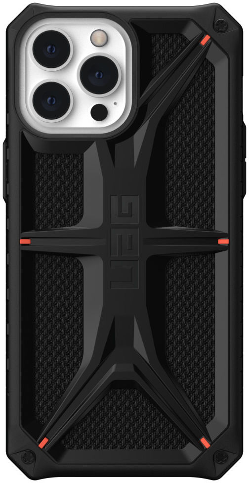 Urban Armor Gear Monarch Kevlar Series iPhone 13 Pro Max Hoesje Zwart afbeelding 1