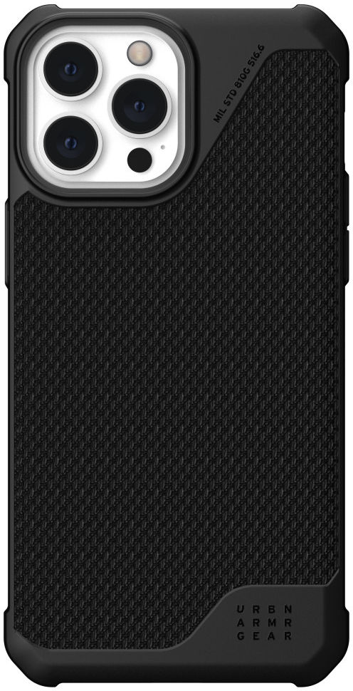 Urban Armor Gear Metropolis LT Series iPhone 13 Pro Max Hoesje Zwart afbeelding 1