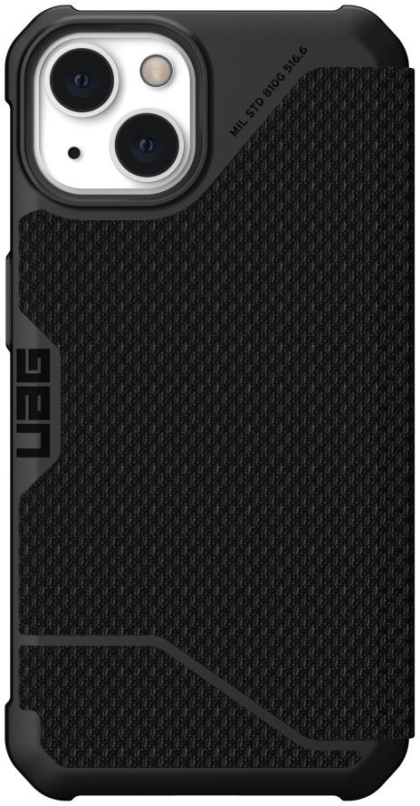 Urban Armor Gear Metropolis Series Apple iPhone 13 Hoesje Kevlar Zwart afbeelding 2