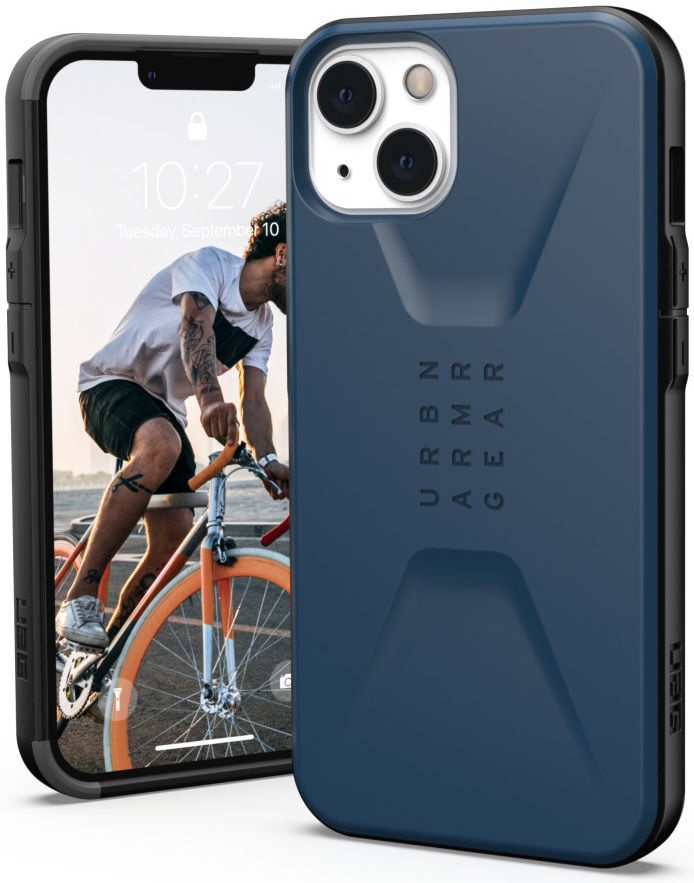 Urban Armor Gear Civilian Series Apple iPhone 13 Hoesje Blauw afbeelding 2