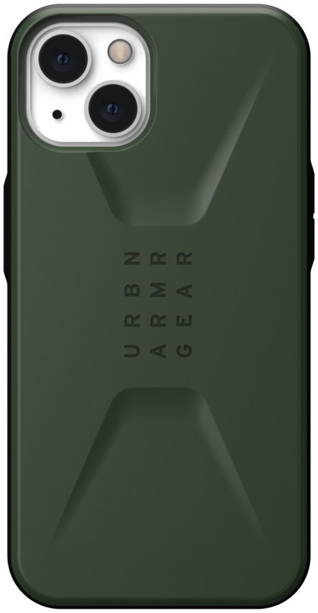Urban Armor Gear Civilian Series Apple iPhone 13 Hoesje Olive afbeelding 1