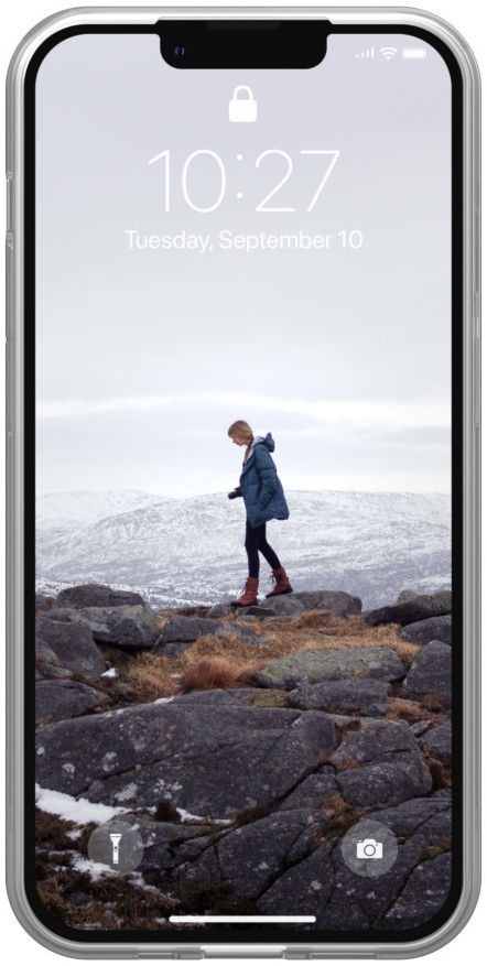 Urban Armor Gear [U] Lucent Series Apple iPhone 13 Hoesje Ice afbeelding 6