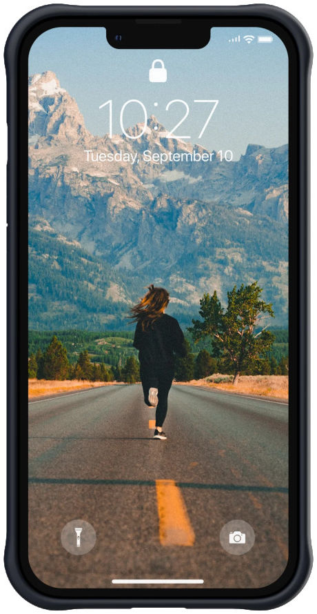 Urban Armor Gear [U] Dot Apple iPhone 13 Hoesje Siliconen Zwart afbeelding 4
