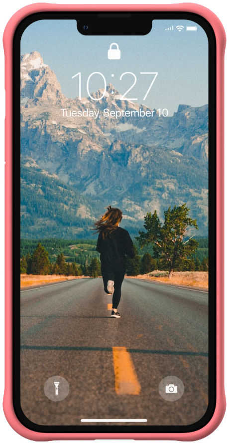 Urban Armor Gear [U] Dot Apple iPhone 13 Hoesje Siliconen Roze afbeelding 4