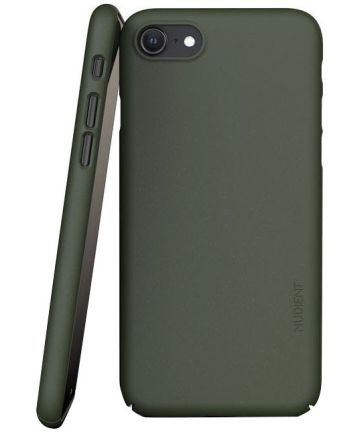 Nudient Thin Case V3 iPhone 7/8/SE(2020/2022) Hoesje Back Cover Groen Hoesjes