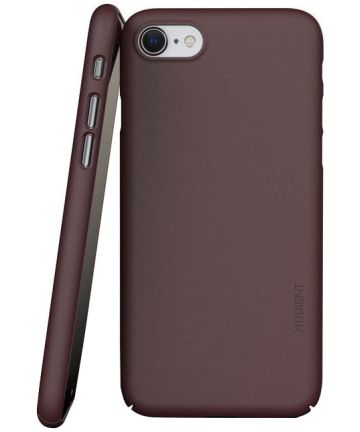 Nudient Thin Case V3 iPhone 7/8/SE(2020/2022) Hoesje Back Cover Rood Hoesjes