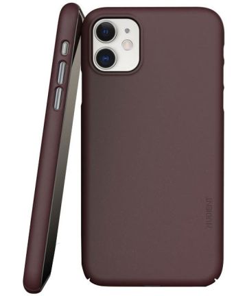 Nudient Thin Case V3 Apple iPhone 11 Hoesje Back Cover Rood Hoesjes