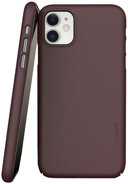 Nudient Thin Case V3 Apple iPhone 11 Hoesje Back Cover Rood afbeelding 1