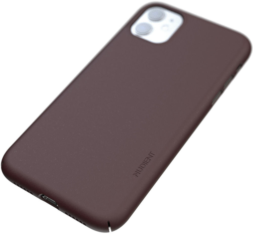 Nudient Thin Case V3 Apple iPhone 11 Hoesje Back Cover Rood afbeelding 4