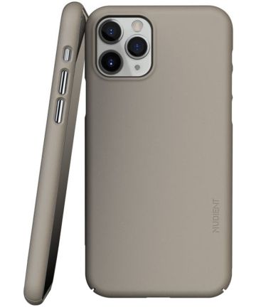 Nudient Thin Case V3 Apple iPhone 11 Pro Hoesje Back Cover Beige Hoesjes