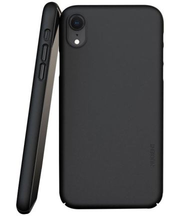 Nudient Thin Case V3 Apple iPhone XR Hoesje Back Cover Zwart Hoesjes