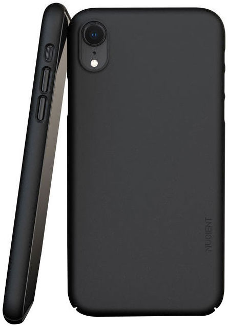 Nudient Thin Case V3 Apple iPhone XR Hoesje Back Cover Zwart afbeelding 1