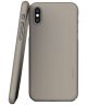 Nudient Thin Case V3 Apple iPhone XS Hoesje Back Cover Beige