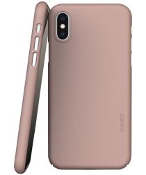 Nudient Thin Case V3 Apple iPhone XS Hoesje Back Cover Roze