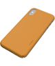 Nudient Thin Case V3 Apple iPhone XS Hoesje Back Cover Geel